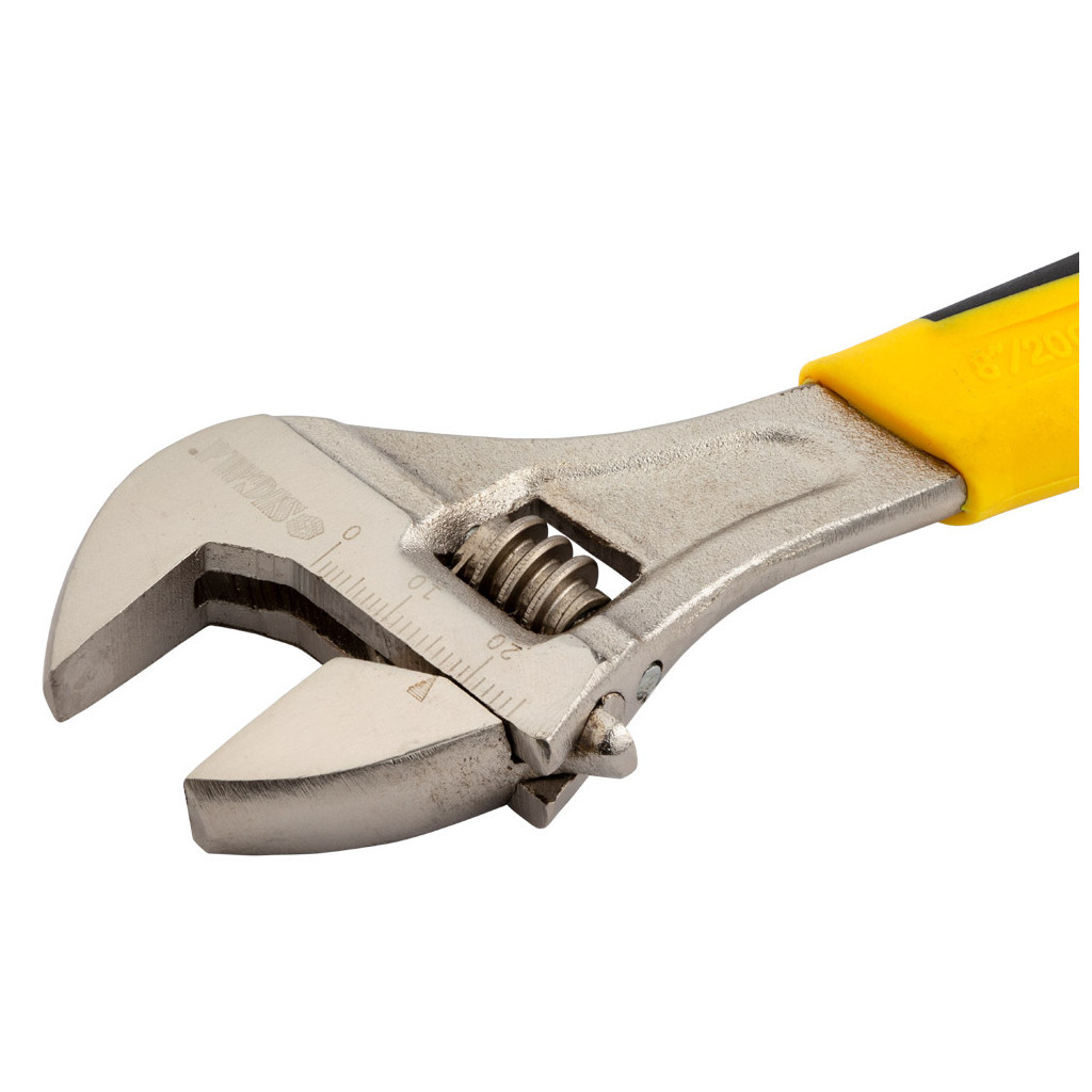 Ключ Sigma розвідний 200мм CrV (гум'яна рукоятка) (4101021) - зображення 2