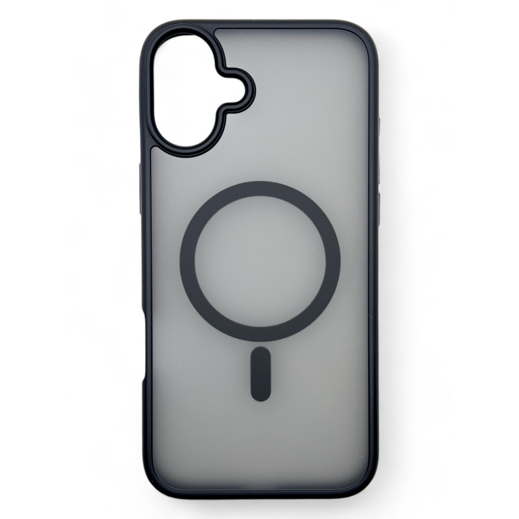 Чохол до мобільного телефона BeCover Metal Buttons Case (MagSafe) для Apple iPhone 16 Black (712090) - зображення 1