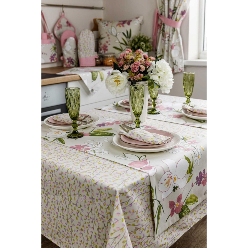 Скатертина Прованс Гілочки 136х180 см (4823093449558) - зображення 5
