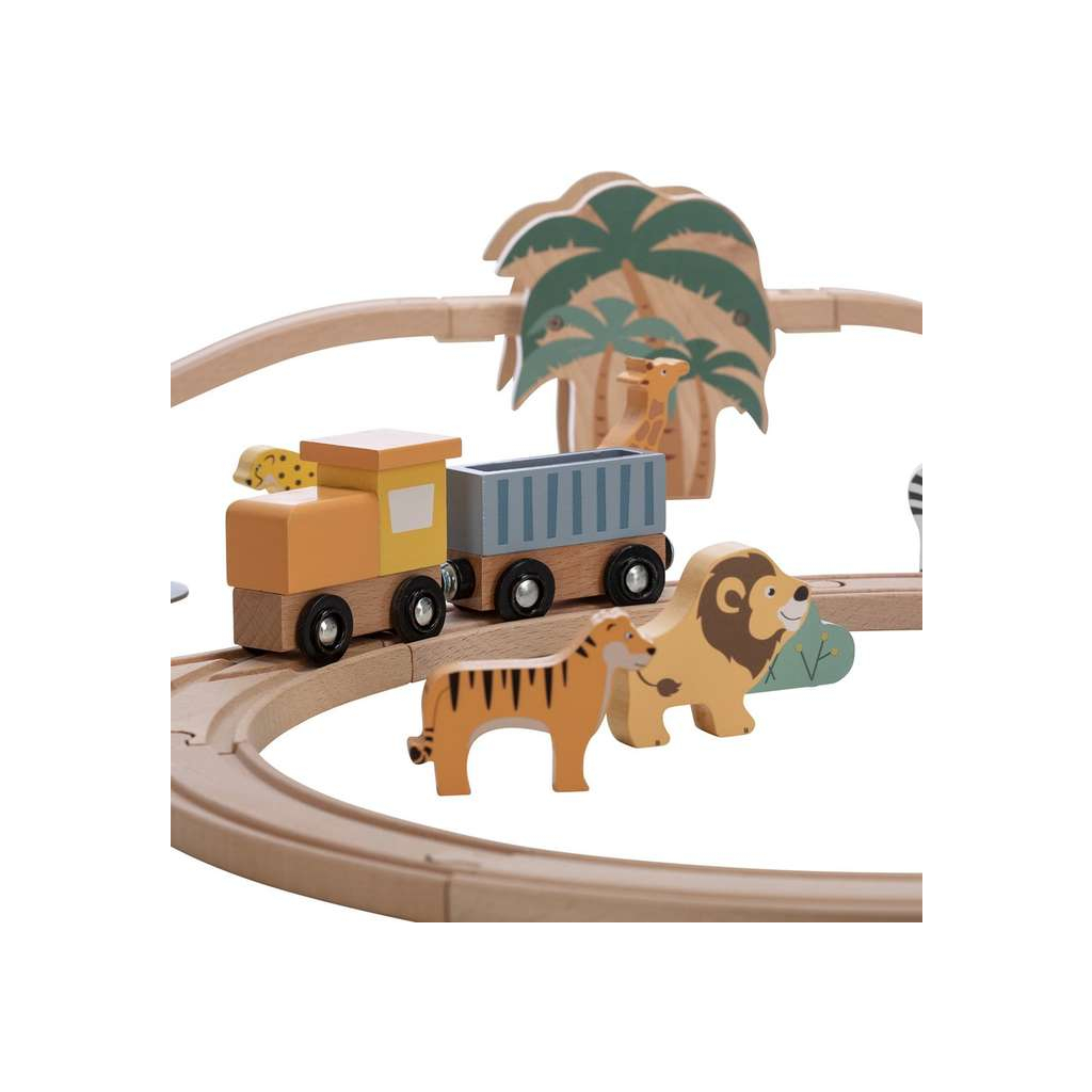 Залізниця FreeON дерев`яна з вагонами (80630) - зображення 3