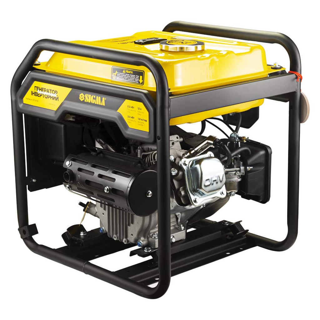 Генератор Sigma інверторний 2.2/2.5kW 12л (5710721) - зображення 7