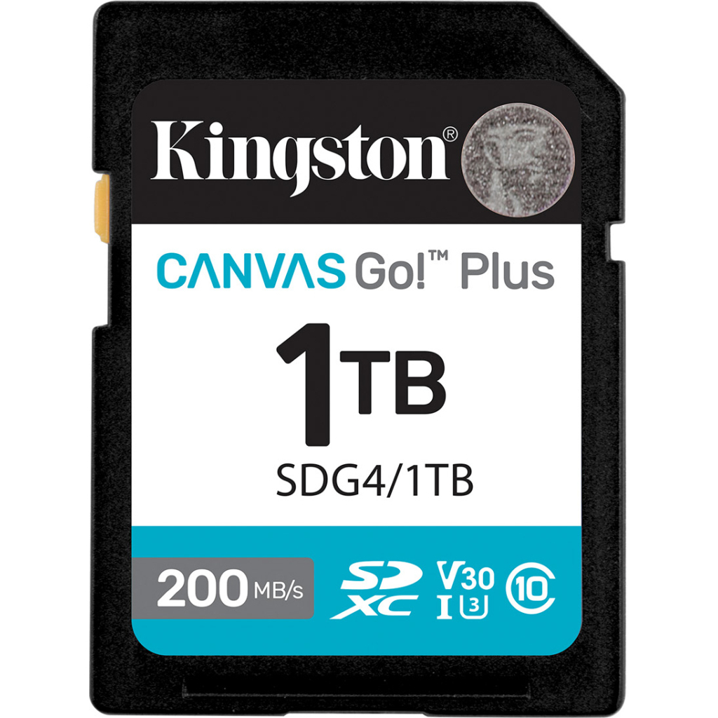 Карта пам'яті Kingston 1TB SDXC сlass 10 UHS-I U3 V30 Canvas Go Plus G4 (SDG4/1TB) - зображення 1