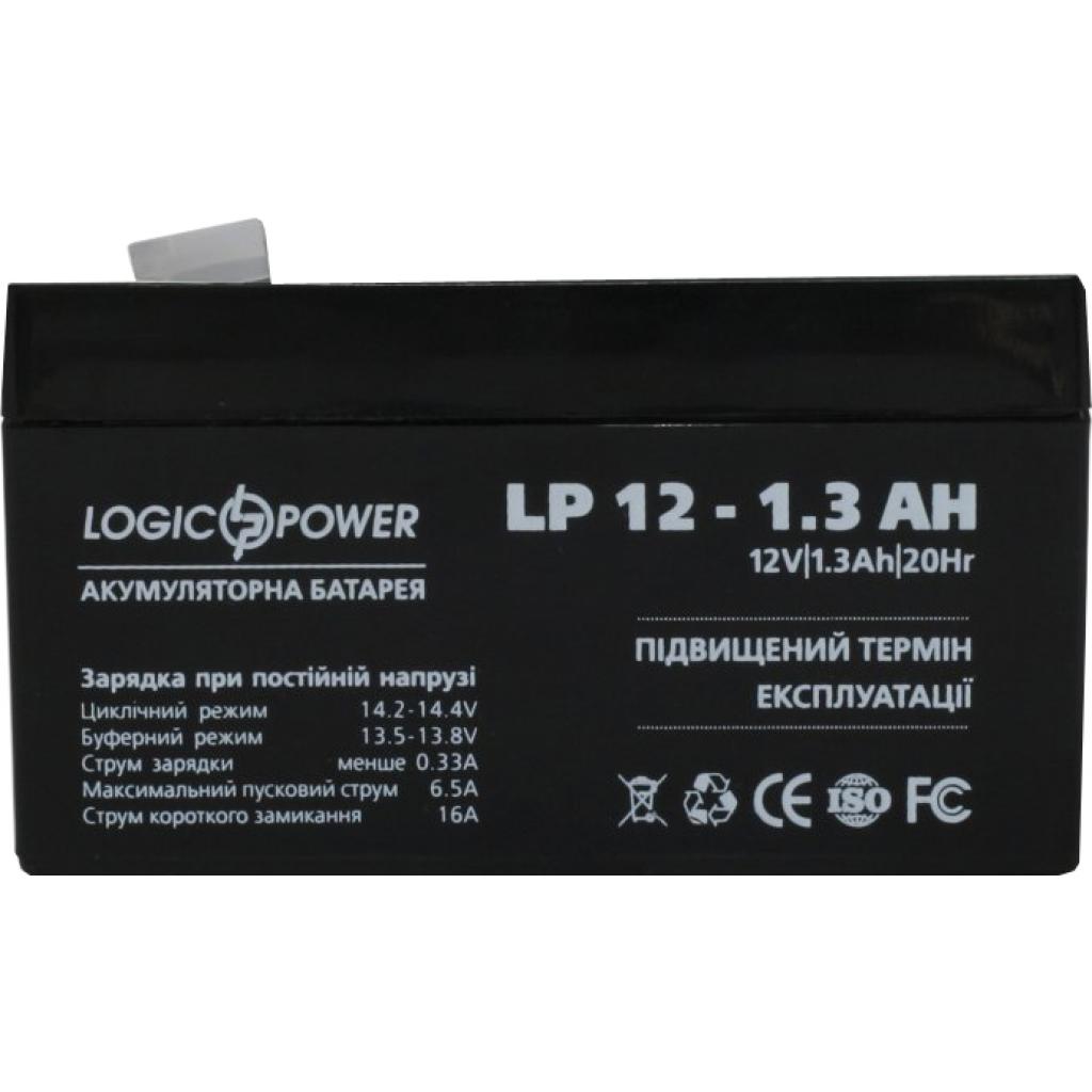 Батарея до ДБЖ LogicPower LPM 12В 1.3 Ah (4131) - зображення 1