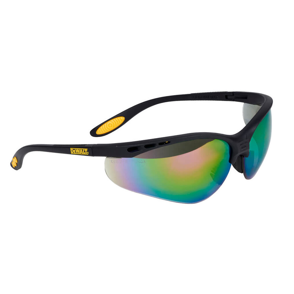Захисні окуляри DeWALT Reinforcer, кольорові дзеркальні, полікарбонатні (DPG58-6D) - зображення 1