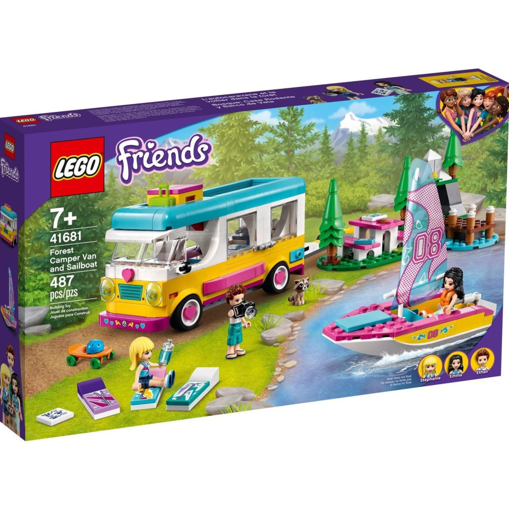 Конструктор LEGO Friends Лісовий будинок на колесах і вітрильний човен (41681) - зображення 11