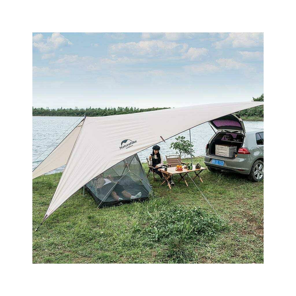 Тент Naturehike Car Rear Canopy NH21TM001 590x340 см Sand (6927595777831) - зображення 3