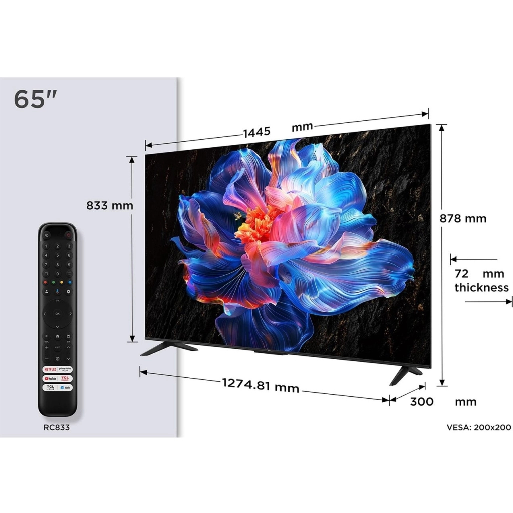 Телевізор TCL 65P6K - зображення 10