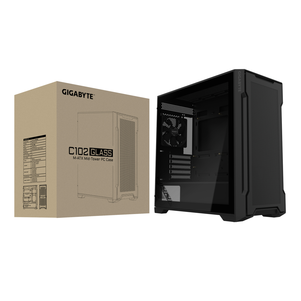 Корпус GIGABYTE GIGABYTE C102 GLASS - зображення 8