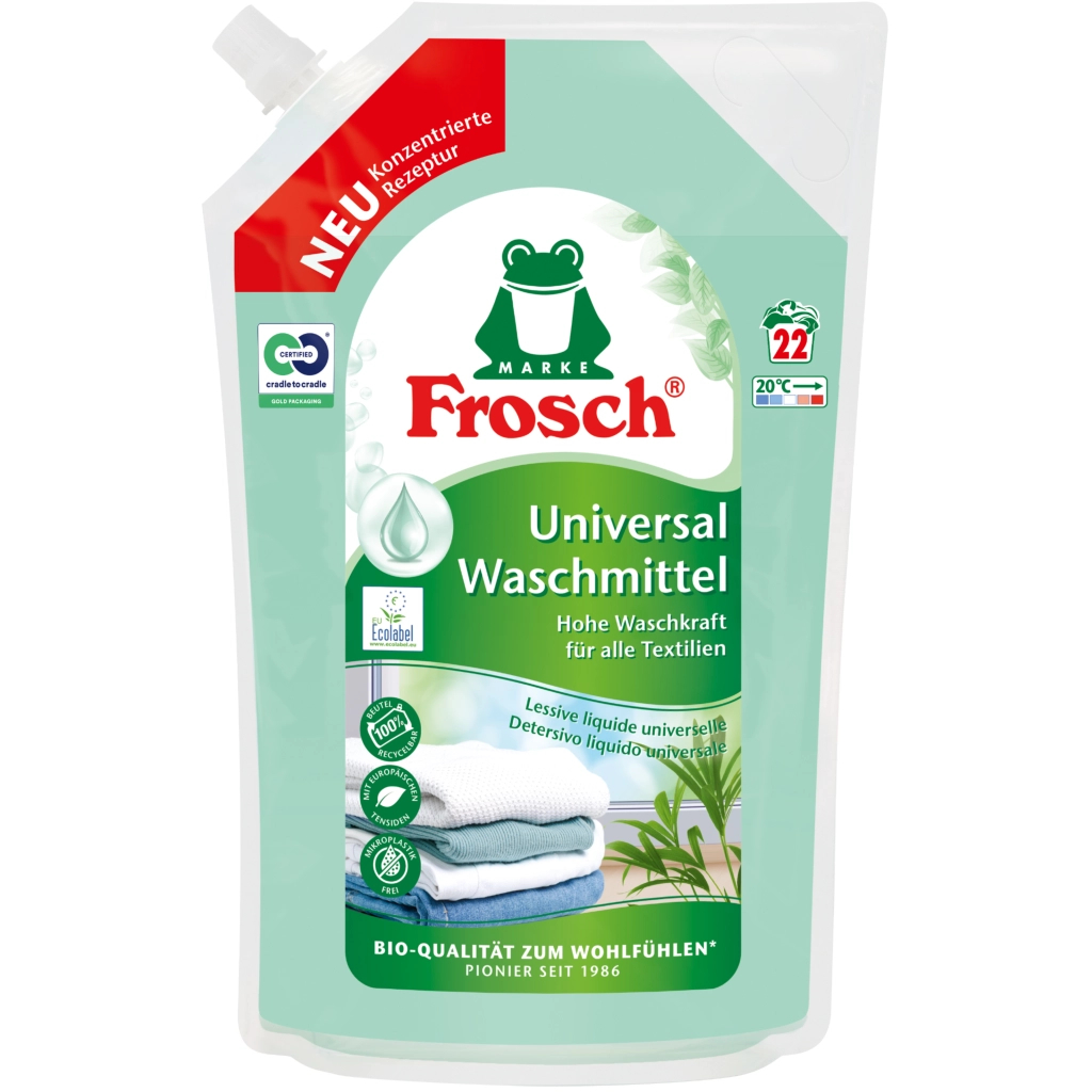 Гель для прання Frosch Для кольорових тканин 1.5 л (9001531967894) - зображення 1