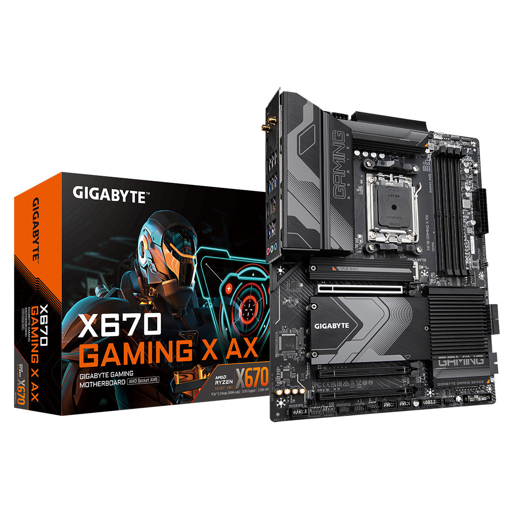 Материнська плата GIGABYTE X670 GAMING X AX - зображення 2