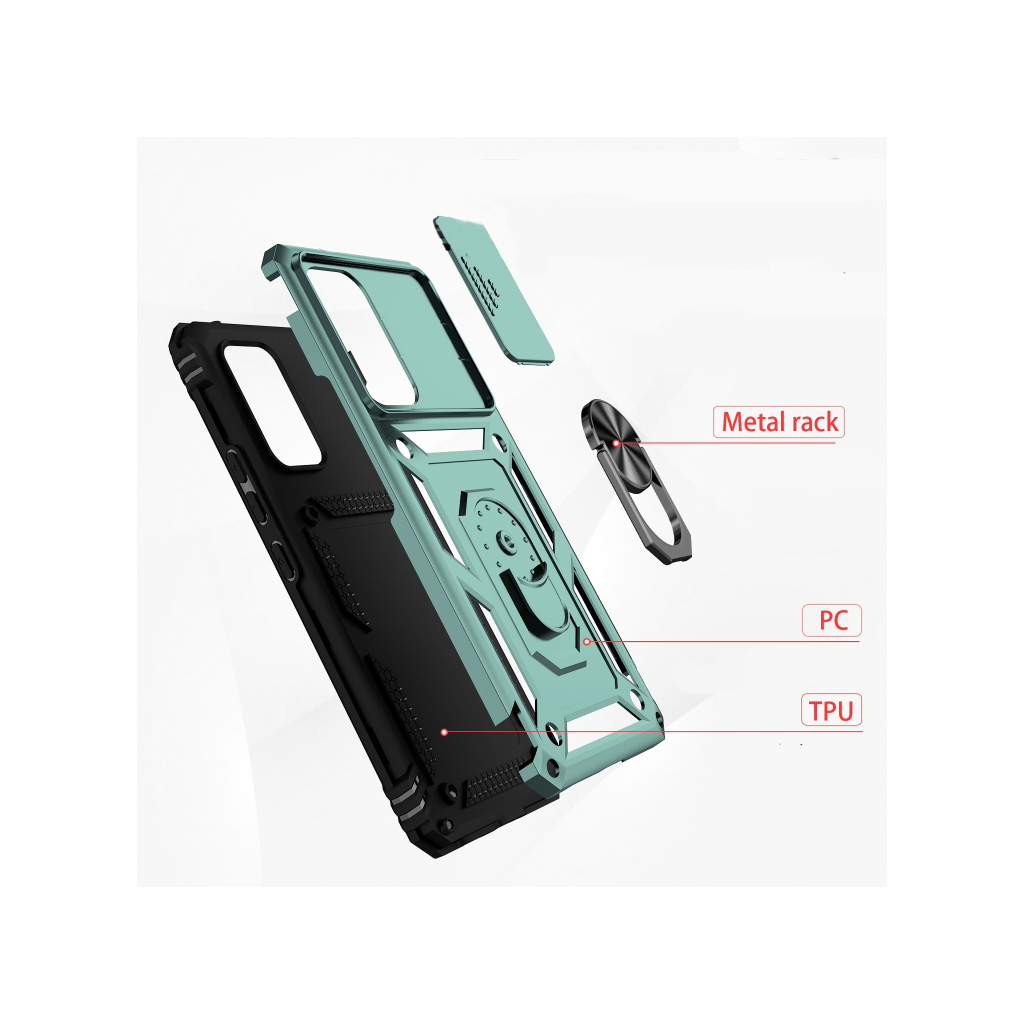 Чохол до мобільного телефона BeCover Military Samsung Galaxy A04 SM-A045 Dark Green (708217) - зображення 3