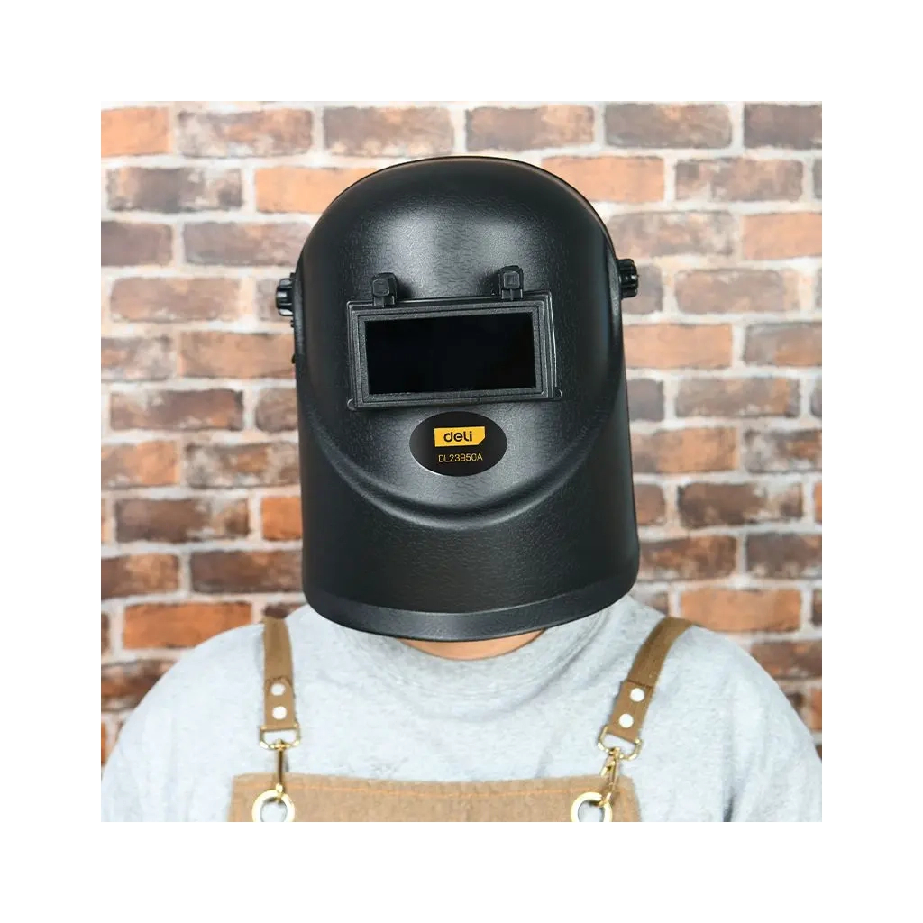 Маска зварювальника Deli 275 x 220 x 190 мм (EDL23950A) - picture 6