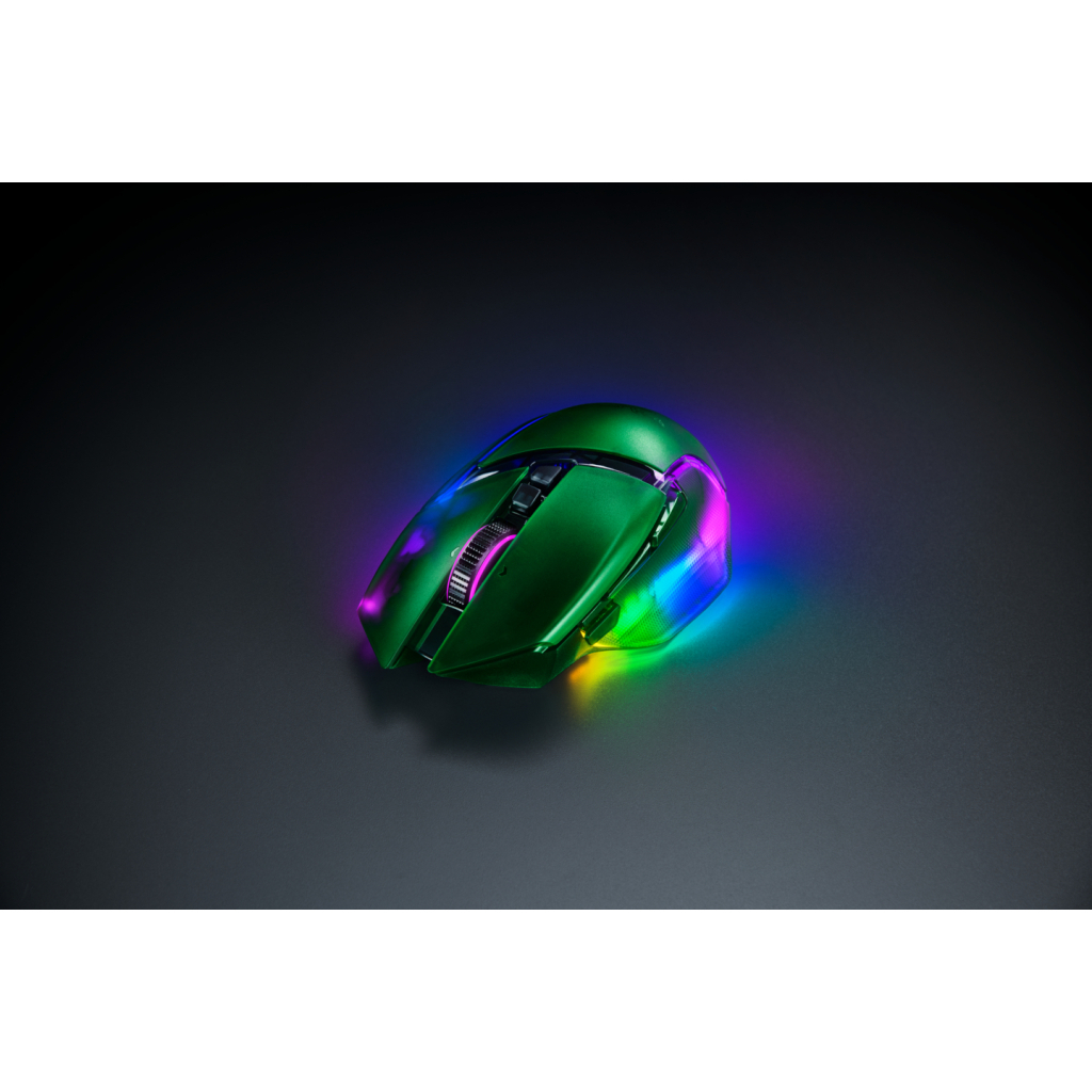 Мишка Razer Basilisk V3 Pro 35K Wireless/Bluetooth/USB Phantom Green (RZ01-05240300-R3G1) - зображення 6