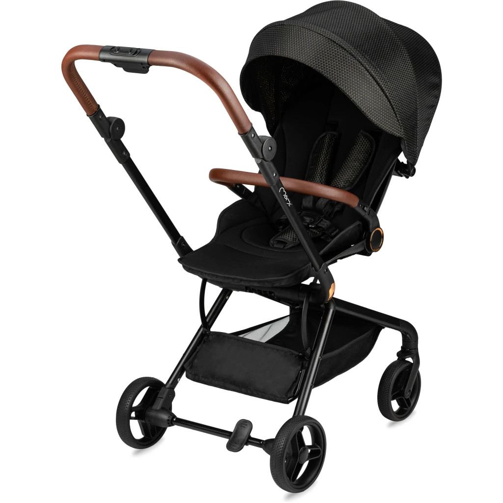 Коляска MoMi Adelle, чорна з золотом (WOSP00034) - зображення 5