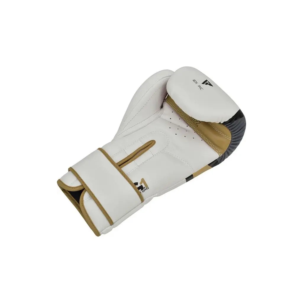 Боксерські рукавички RDX F7 Ego Golden 12 унцій (BGR-F7GL-12oz) - зображення 5