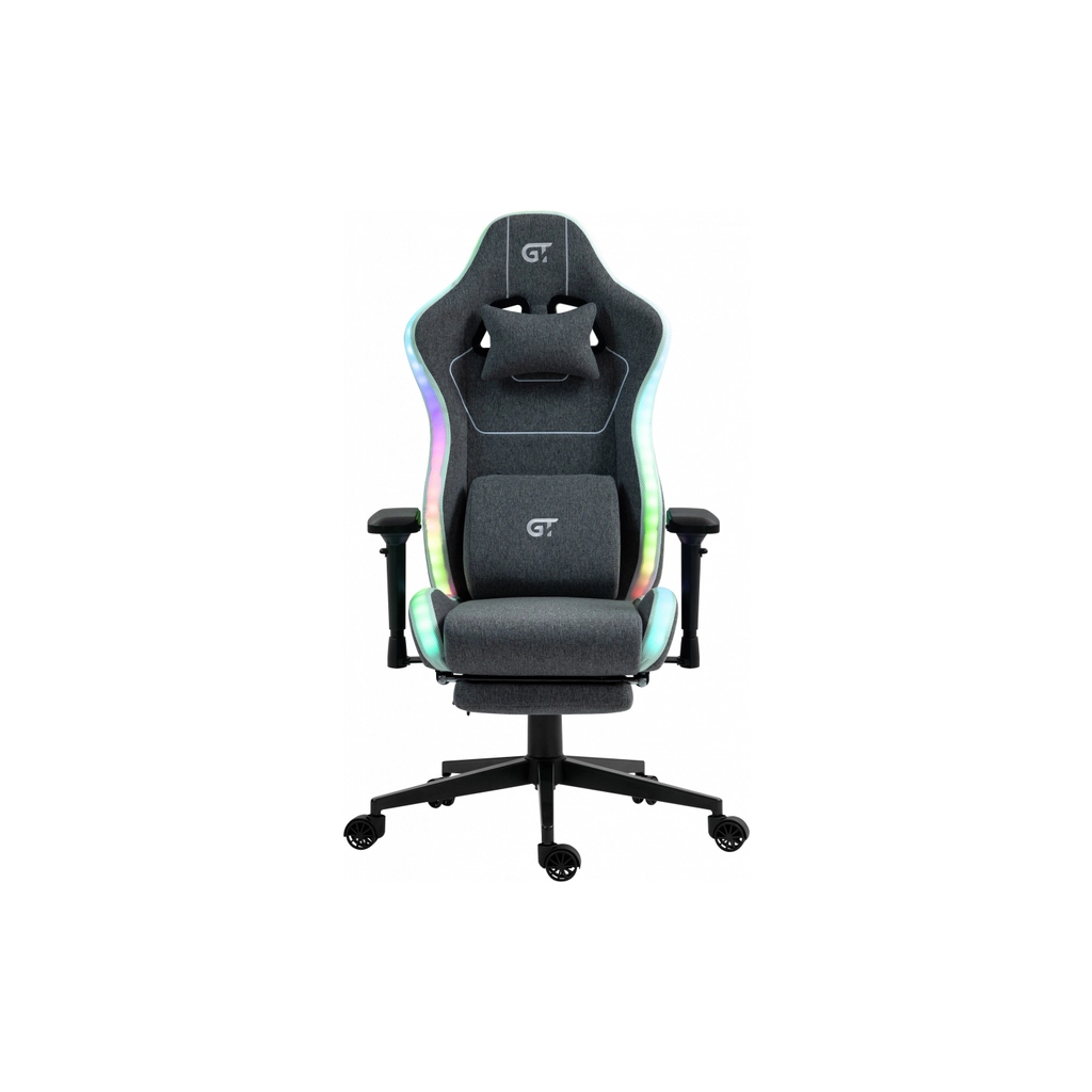 Крісло ігрове GT Racer X-2306 Gray (X-2306 Fabric Gray L) - зображення 2