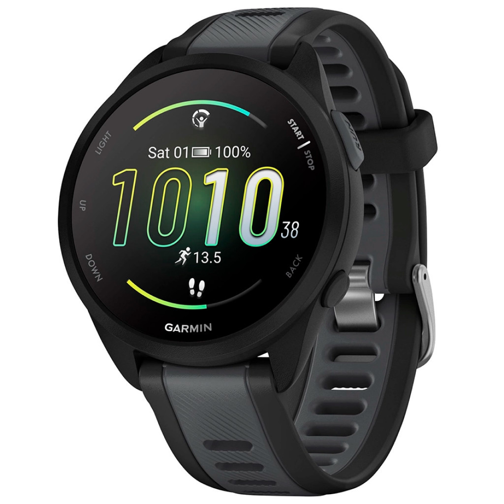 Смарт-годинник Garmin Forerunner 165 Music, Black/Slate Grey, GPS (010-02863-30) - изображение 1