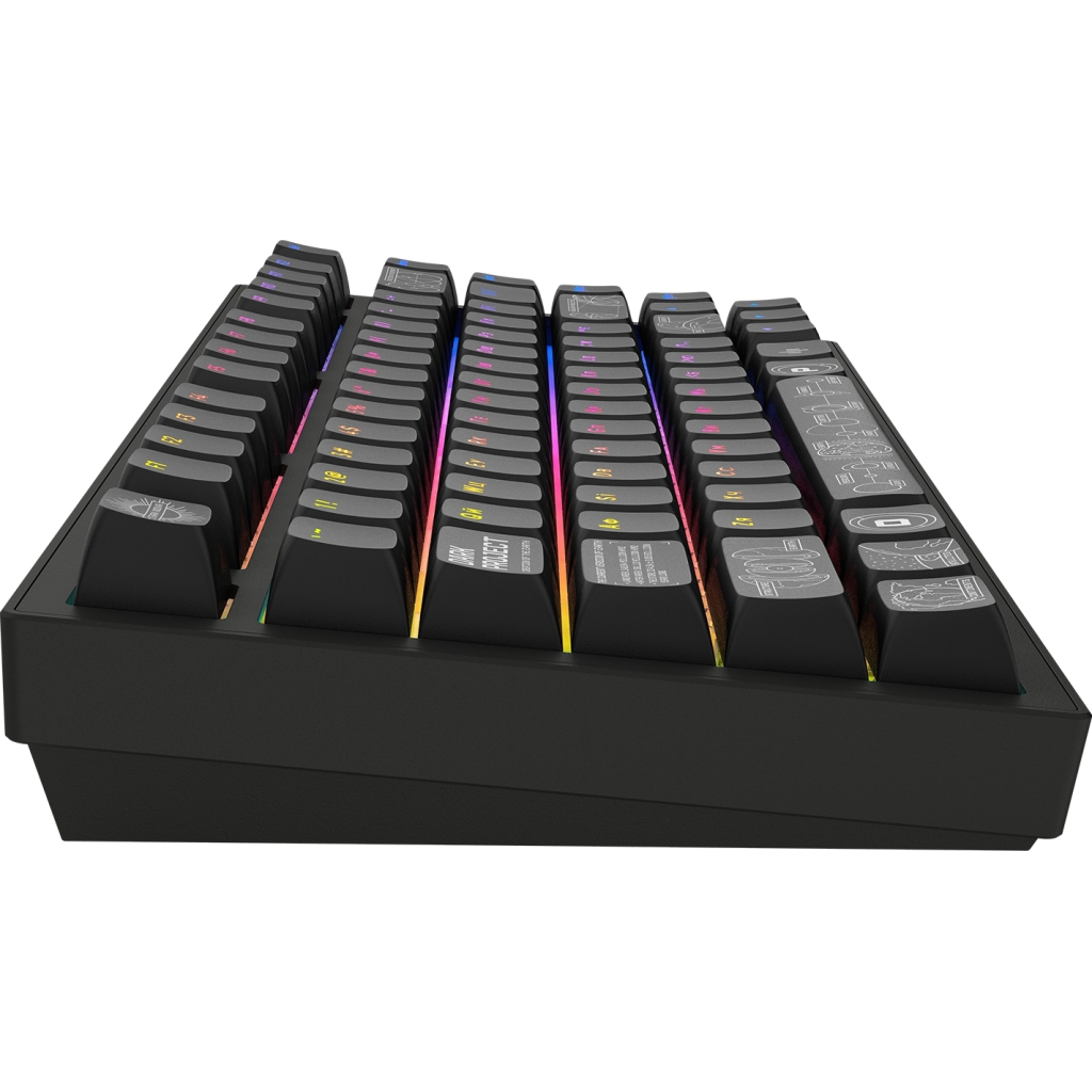 Клавіатура Dark Project ALU81 Terra Nova PBT RGB Mech G3MS Moonstone Black (DPKB_NOVA_81_ANSI_BLACK_UA) - зображення 9