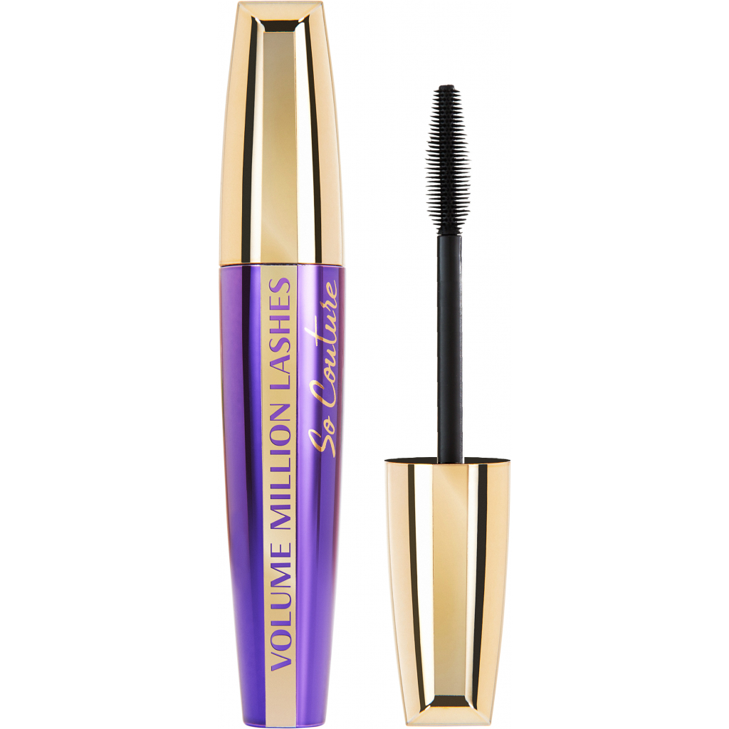Туш для вій L'Oreal Paris Volume Million Lashes So Couture Класичний Чорний 8.9 мл (3600522616283/3600522616252) - изображение 2
