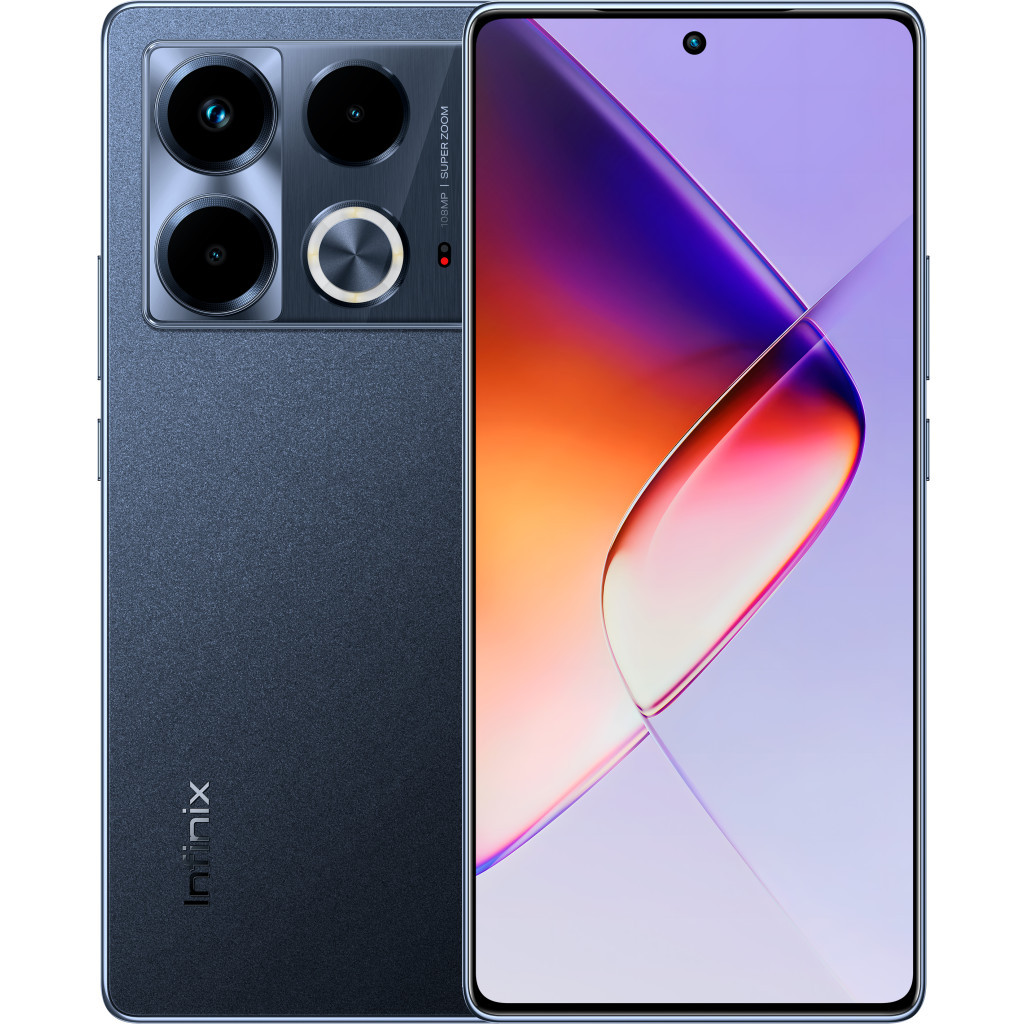 Мобільний телефон Infinix Note 40 8/256Gb NFC Obsidian Black (4894947019180) - зображення 1