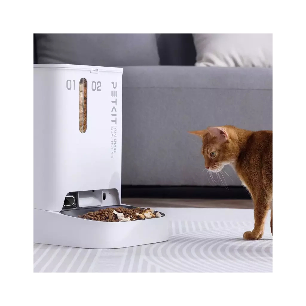 Універсальний посуд для тварин Petkit YUMSHARE DUAL-HOPPER with Camera (P591) - зображення 7