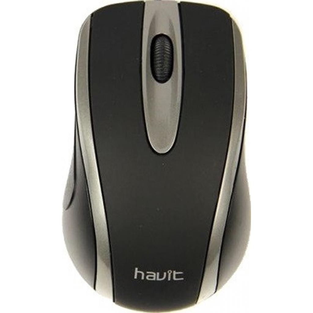 Мишка Havit HV-MS753 USB Black/Gray (HV-MS753 Gray) - зображення 2