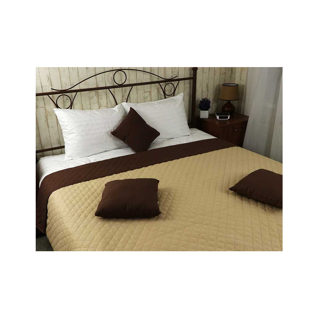 Покривало Руно Chocolate Ромб 150x212 см (360.52У_Chocolate ромб) - зображення 4