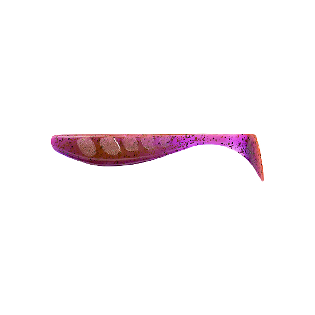 Силікон рибальський FishUP Wizzle Shad 5" 016 - Lox/Green&Black (4шт/уп) (1864.10.95) - зображення 1
