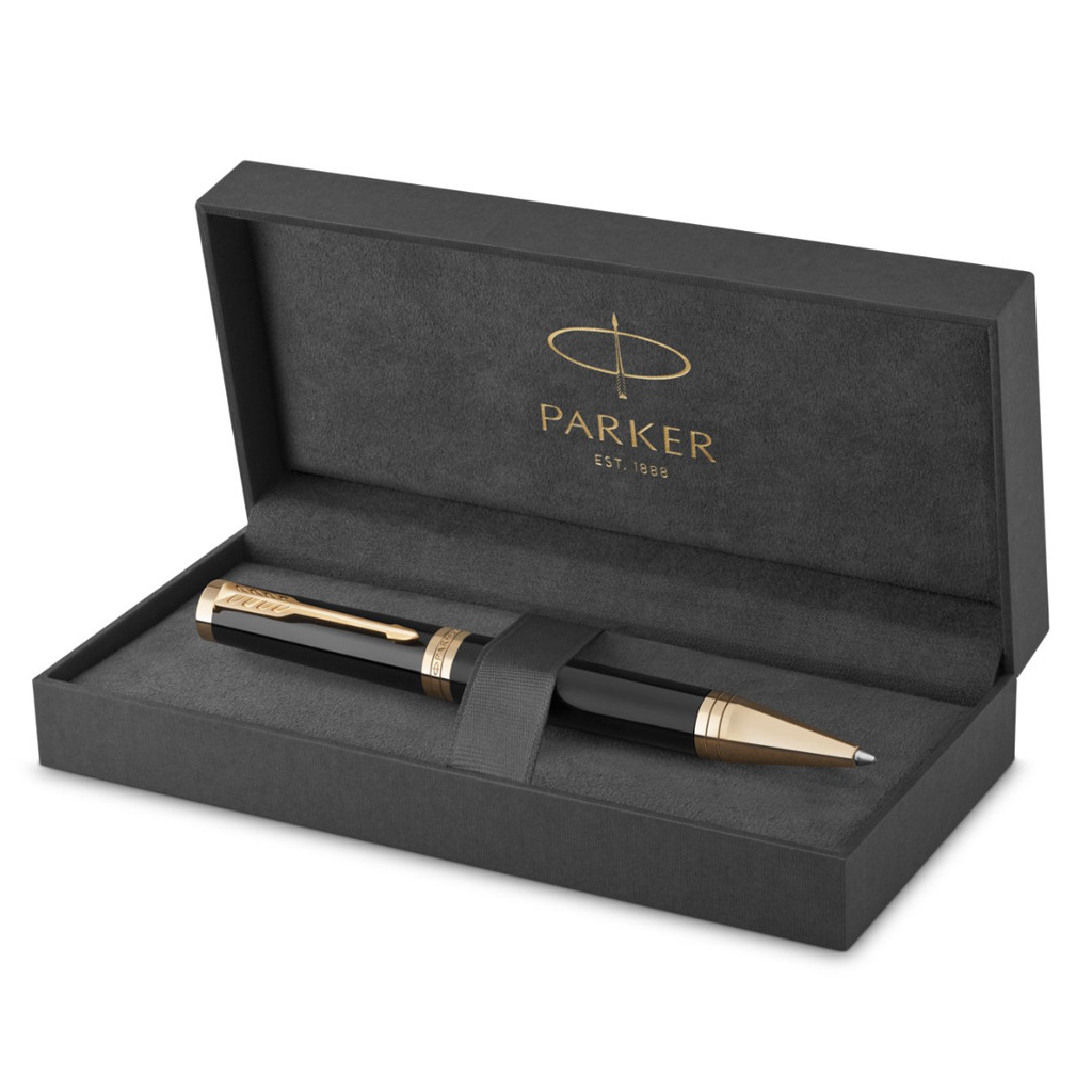 Ручка кулькова Parker INGENUITY Black Lacquer GT BP (60 032) - зображення 3