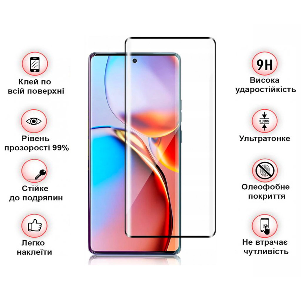 Скло захисне BeCover Infinix Note 40 Pro (X6851) Black (712349) - зображення 3
