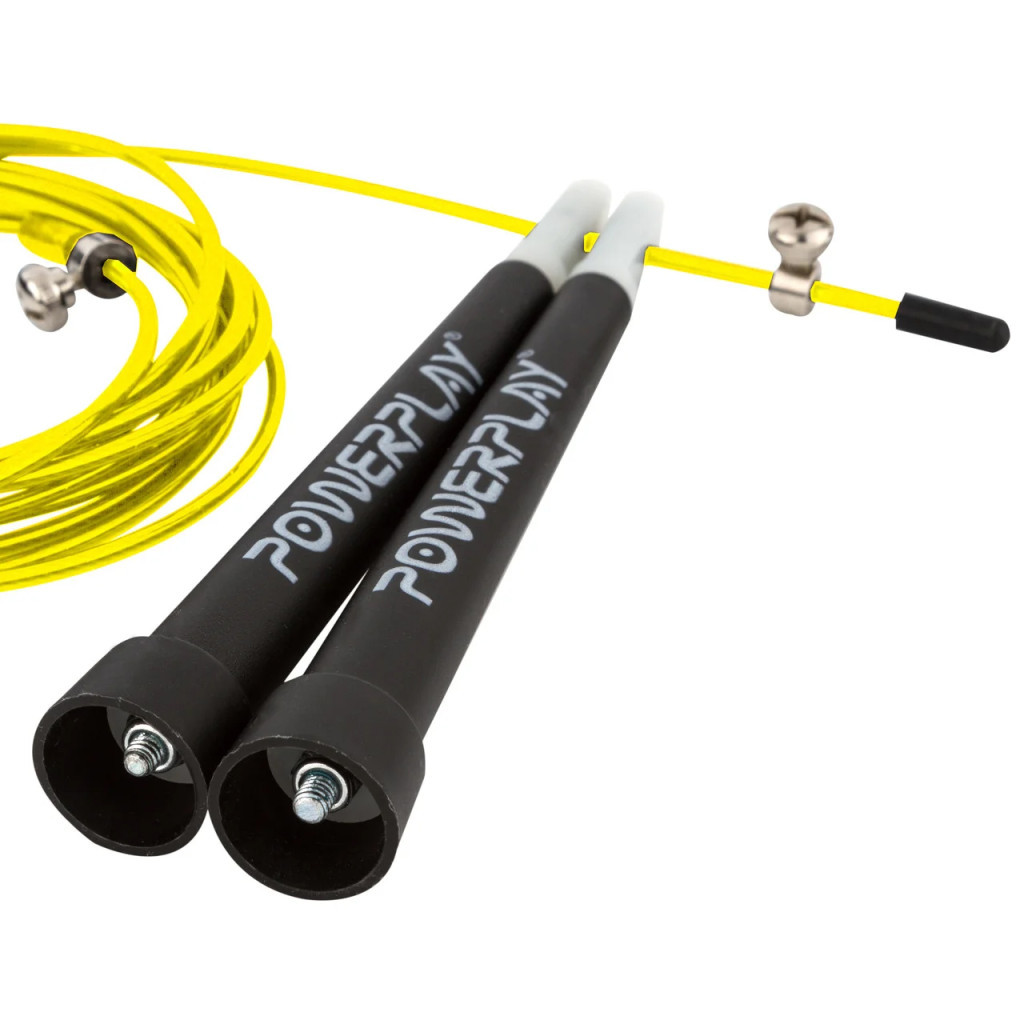 Скакалка PowerPlay Швидкісна 4202 Yellow (PP_4202_Yellow) - изображение 4
