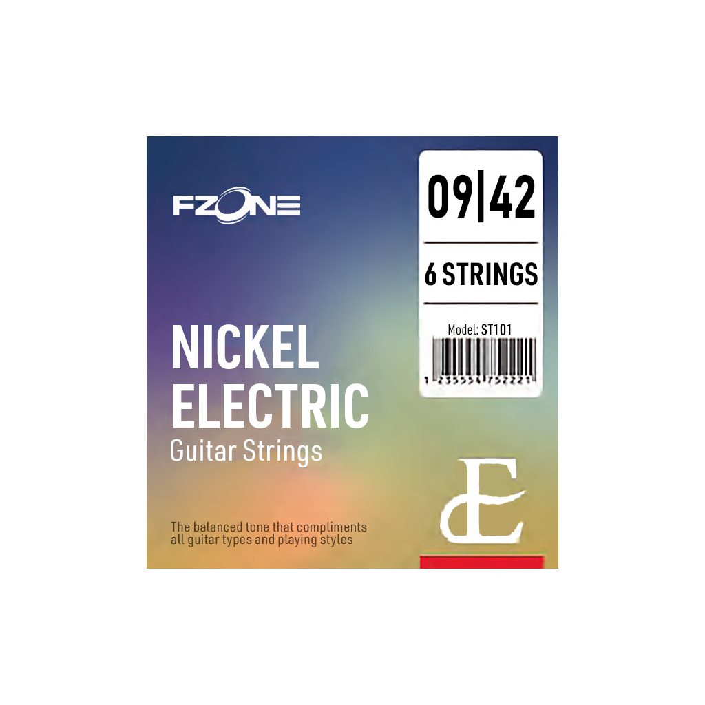 Струни для гітари Fzone Electric Nickel (09-42) (ST101) - зображення 1