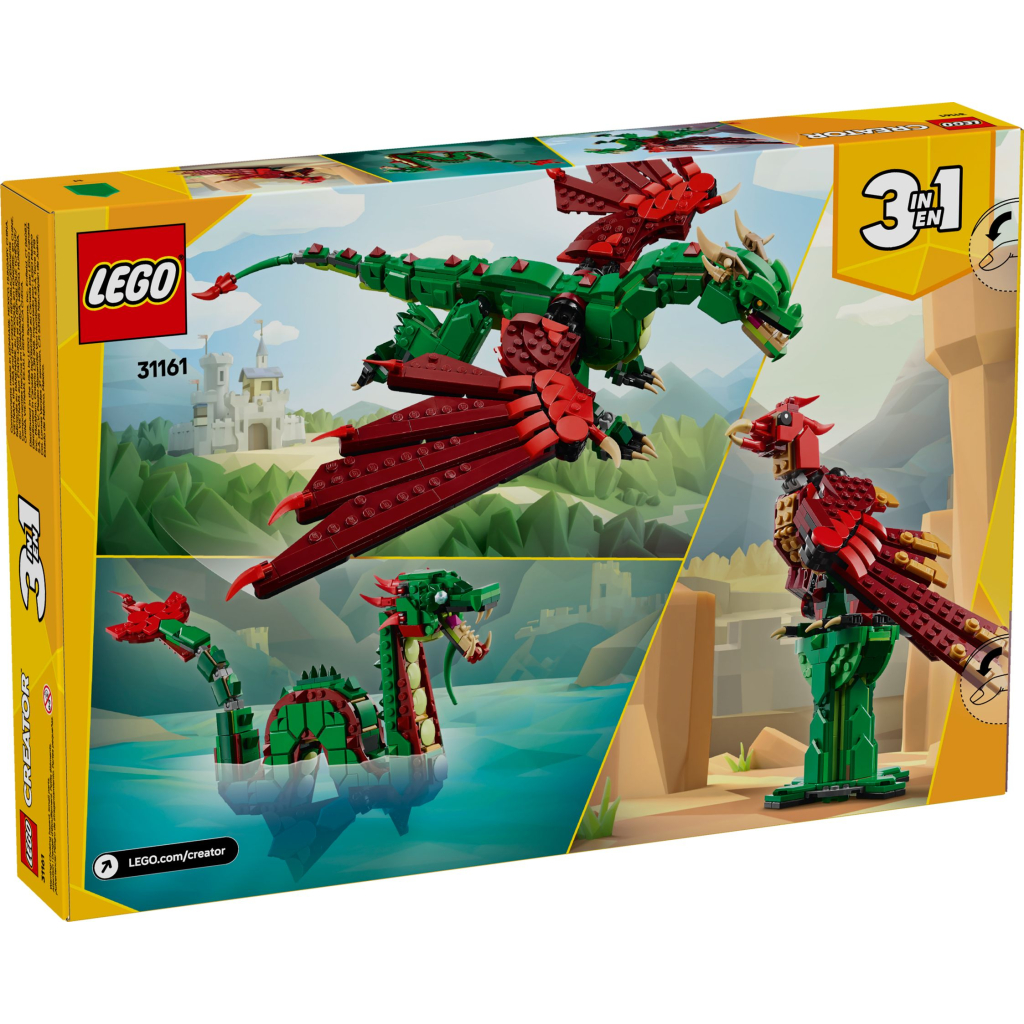 Конструктор LEGO Creator Середньовічний дракон (31161) - зображення 10