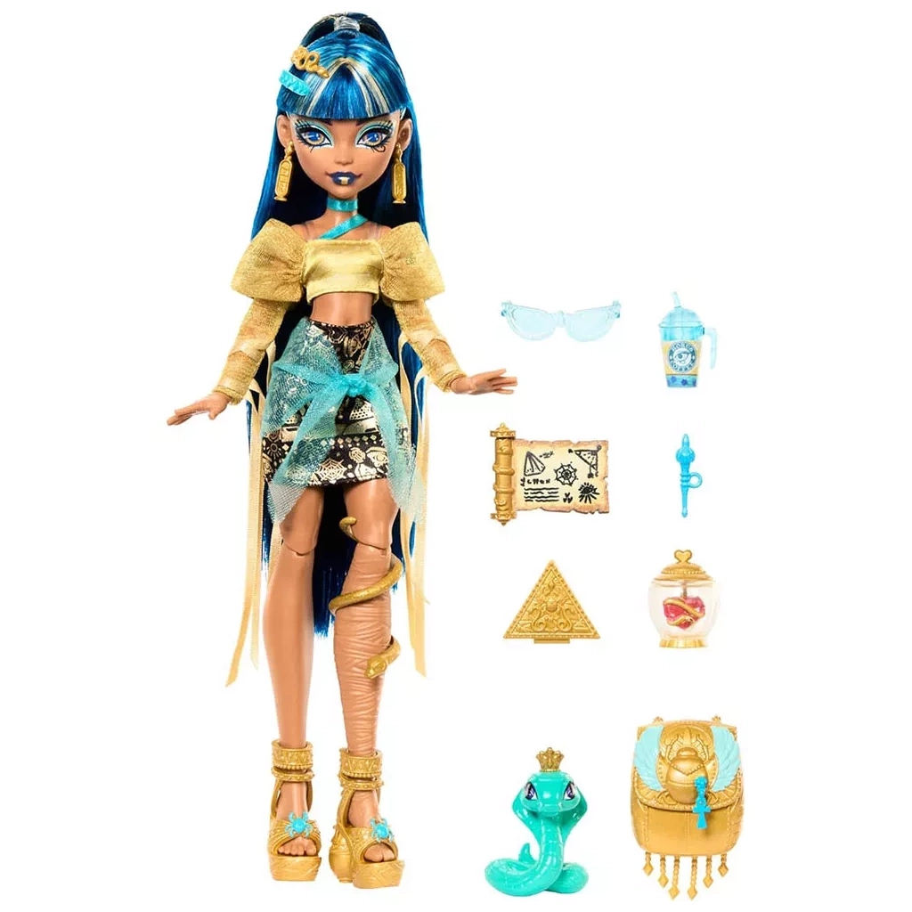 Лялька Monster High Монстро-класика нове покоління Клео (HXH74) - зображення 2