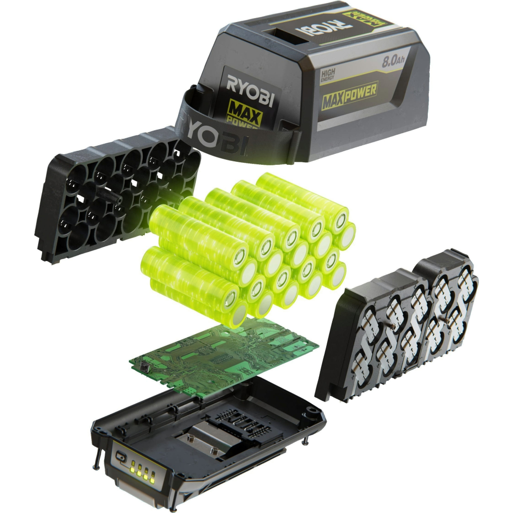 Акумулятор до електроінструменту Ryobi Max Power RY36B80B High Energy, 36V, 8Ah, 1.88кг (5133005911) - изображение 3