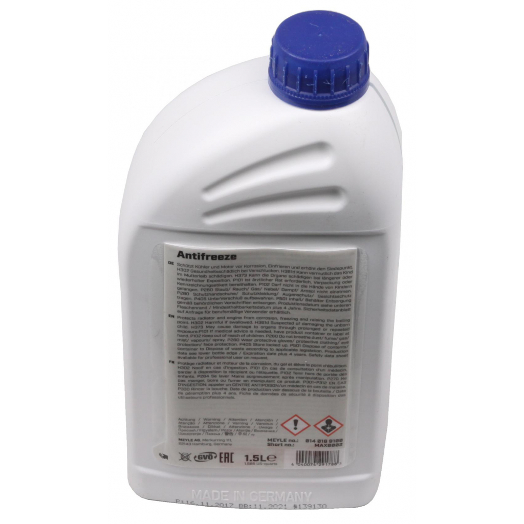 Антифриз MEYLE G11 1.5L Blue (0140169100) - зображення 2