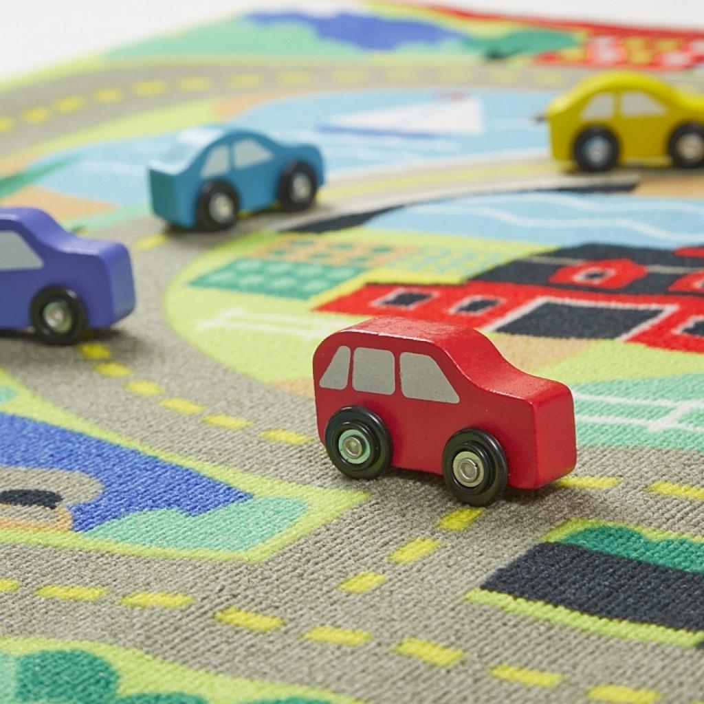Дитячий килимок Melissa&Doug Міська дорога з машинками (MD19400) - зображення 6
