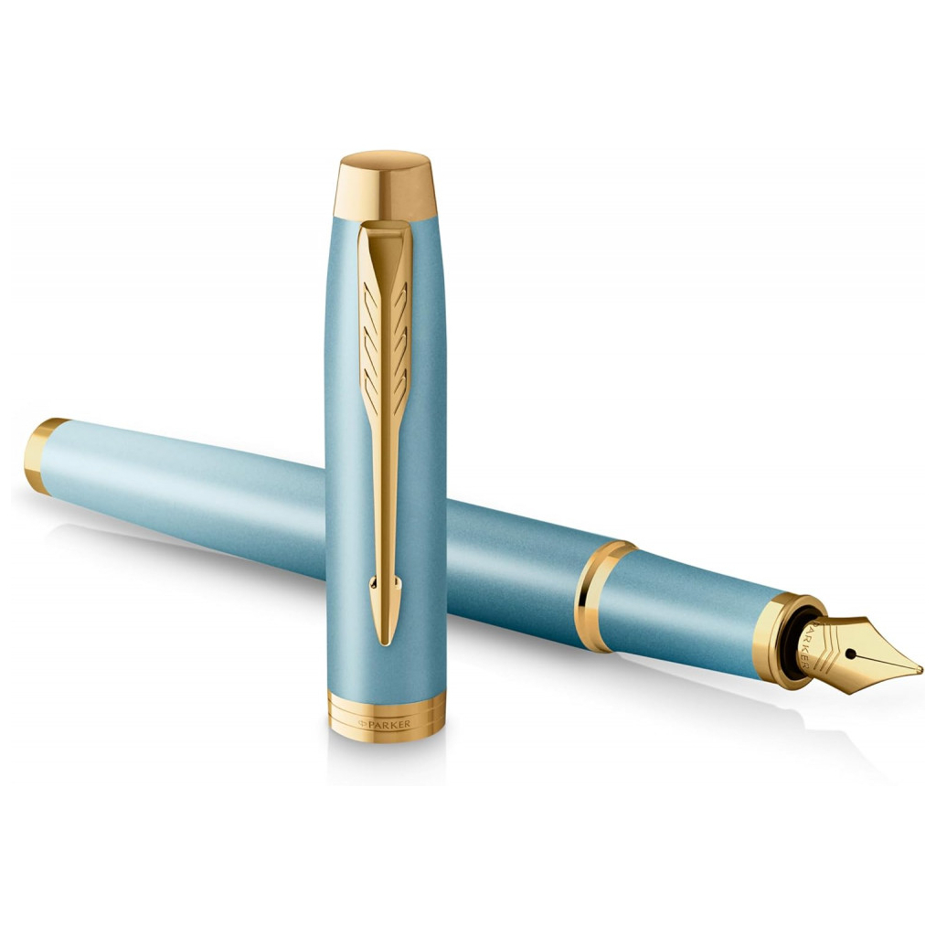 Ручка пір'яна Parker IM 17 Rituals Turquoise Green GT  FP F + Пакет Parker Rituals (29 111) - зображення 3