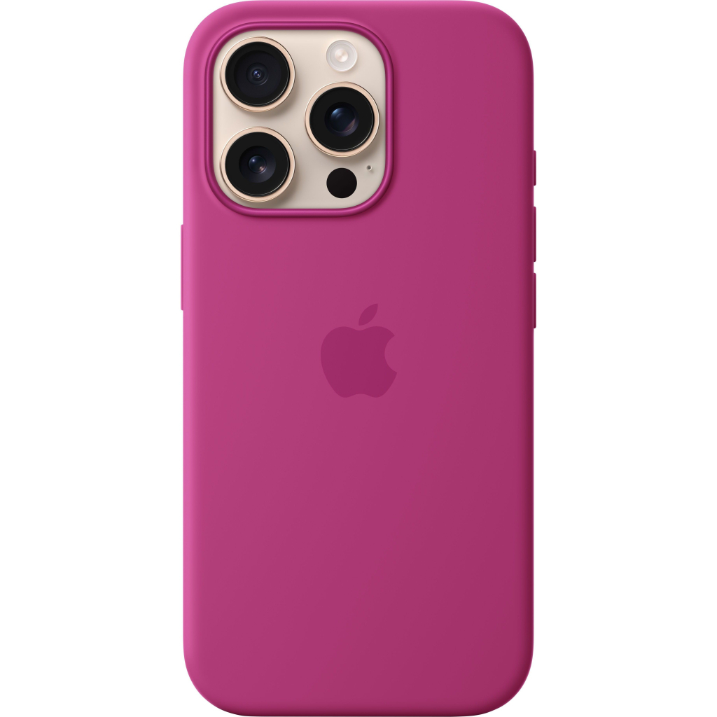 Чохол до мобільного телефона Apple iPhone16 Pro Silicone Case with MagSafe - Fuchsia (MYYN3ZM/A) - зображення 1