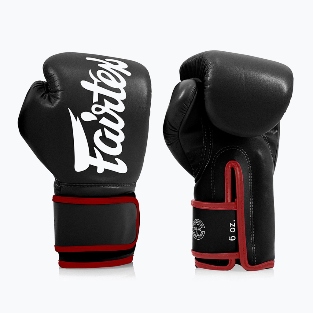 Боксерські рукавички Fairtex BGV14 Black 16 унцій (бинти в комплекті) (BGV14_16oz_Black) - зображення 4