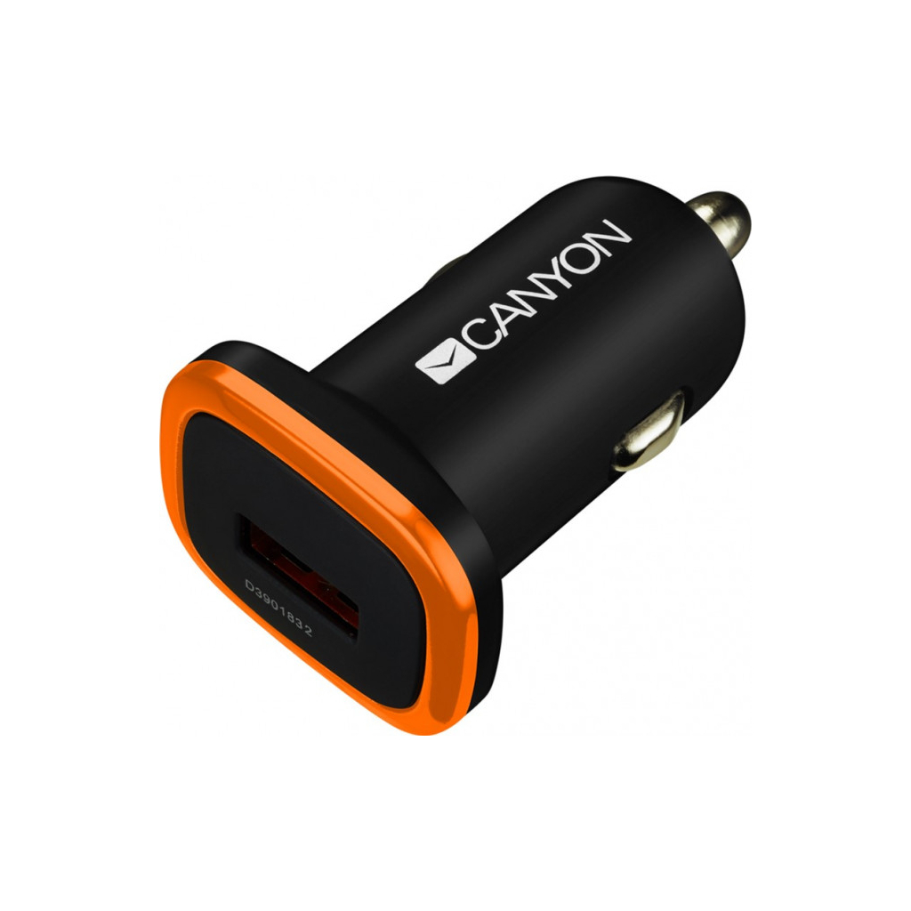 Зарядний пристрій Canyon Universal 1xUSB car adapter (CNE-CCA01B) - зображення 1