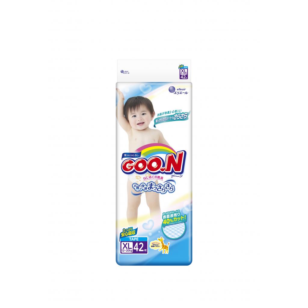 Підгузки GOO.N для дітей 12-20 кг, Big XL унісекс 168 шт. (853077-4) - зображення 2