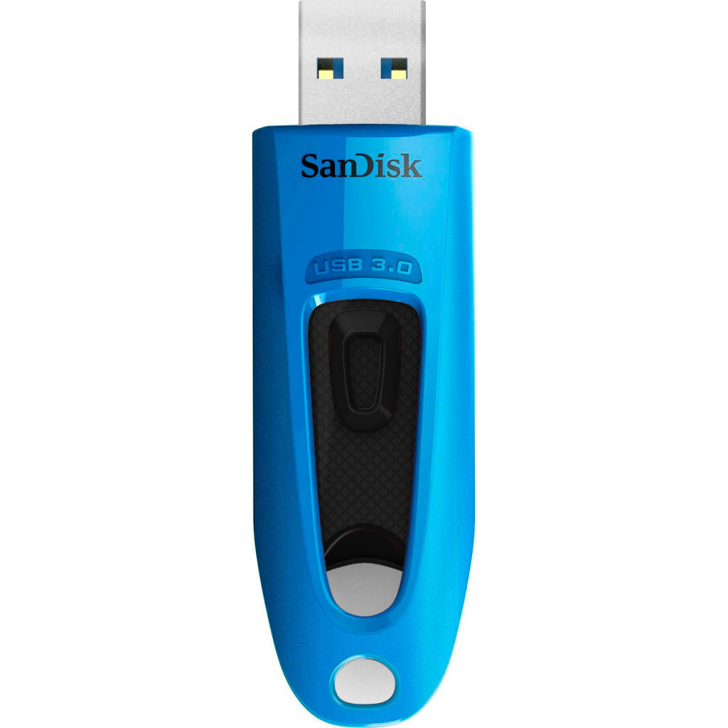 USB флеш накопичувач SanDisk 64GB Ultra Blue USB 3.0 (SDCZ48-064G-U46B) - зображення 2