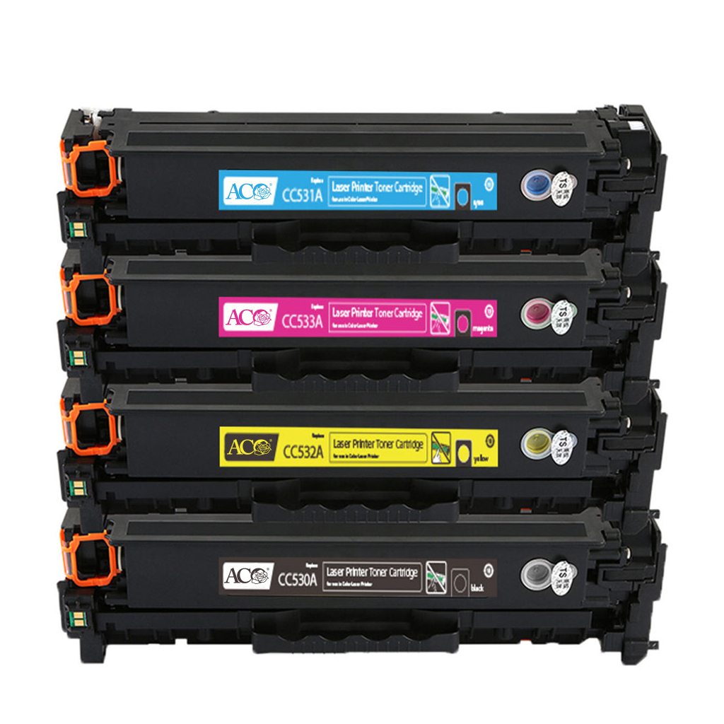 Картридж ACO HP CC532A (304A) Yellow (ACO-CC532A) - зображення 2