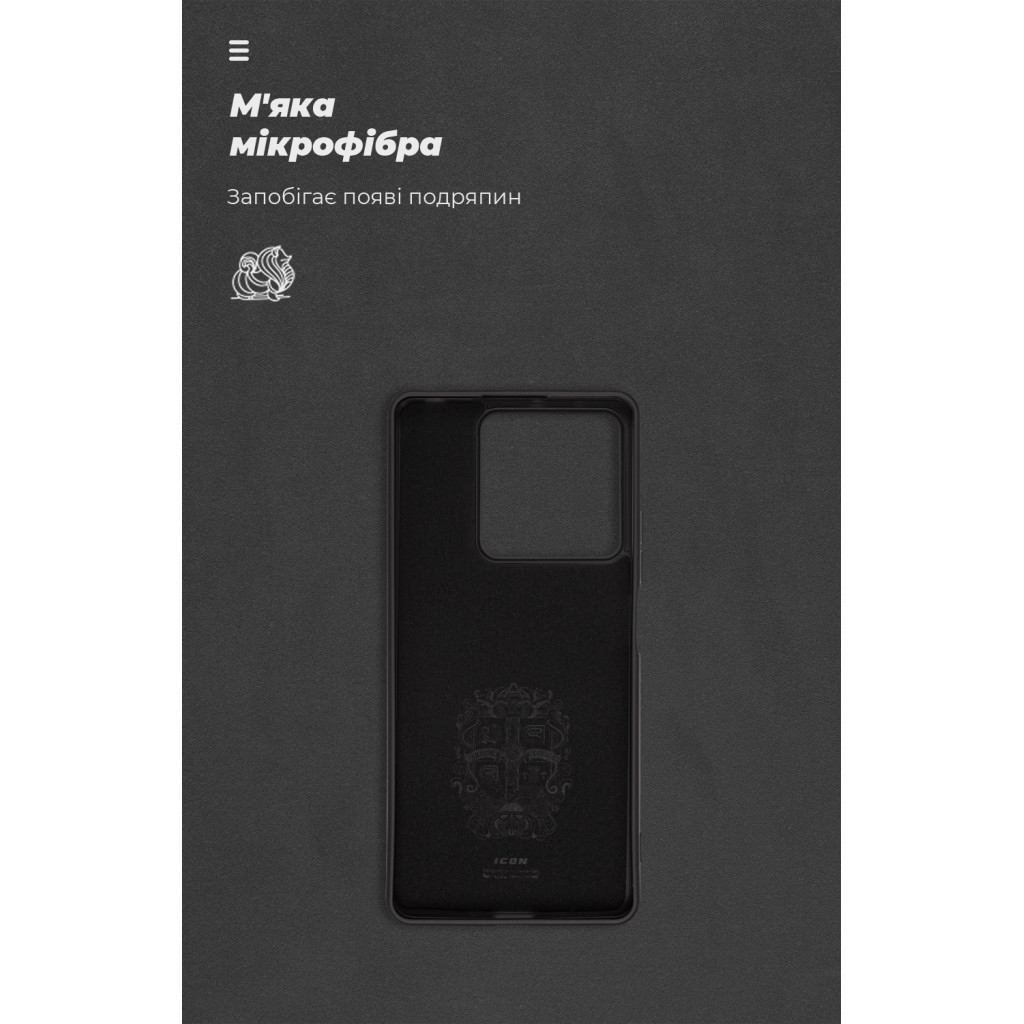 Чохол до мобільного телефона Armorstandart ICON Case Xiaomi Redmi Note 13 5G Black (ARM71887) - зображення 4