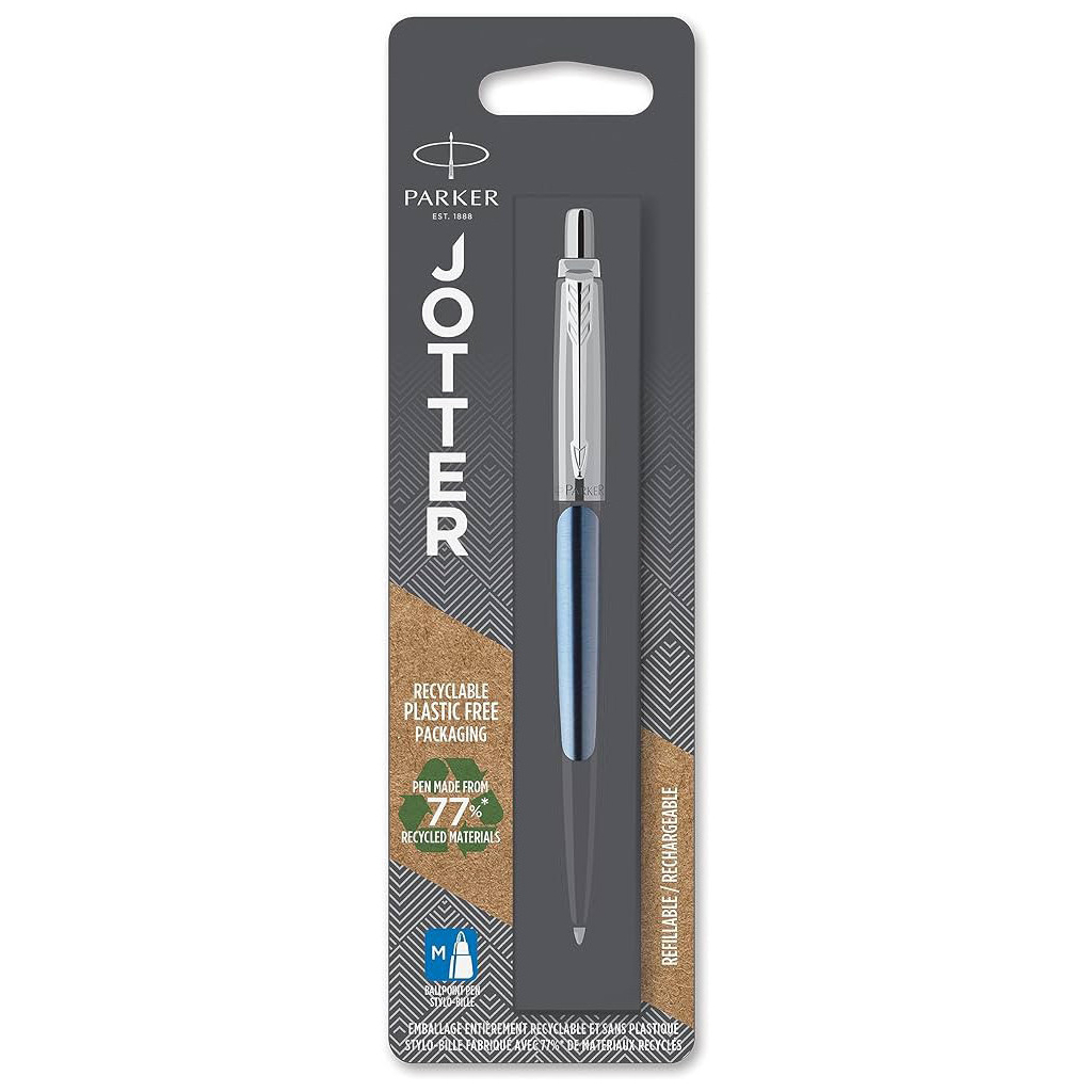 Ручка кулькова Parker JOTTER 17 Waterloo Blue CT BP блістер (16 836) - зображення 1