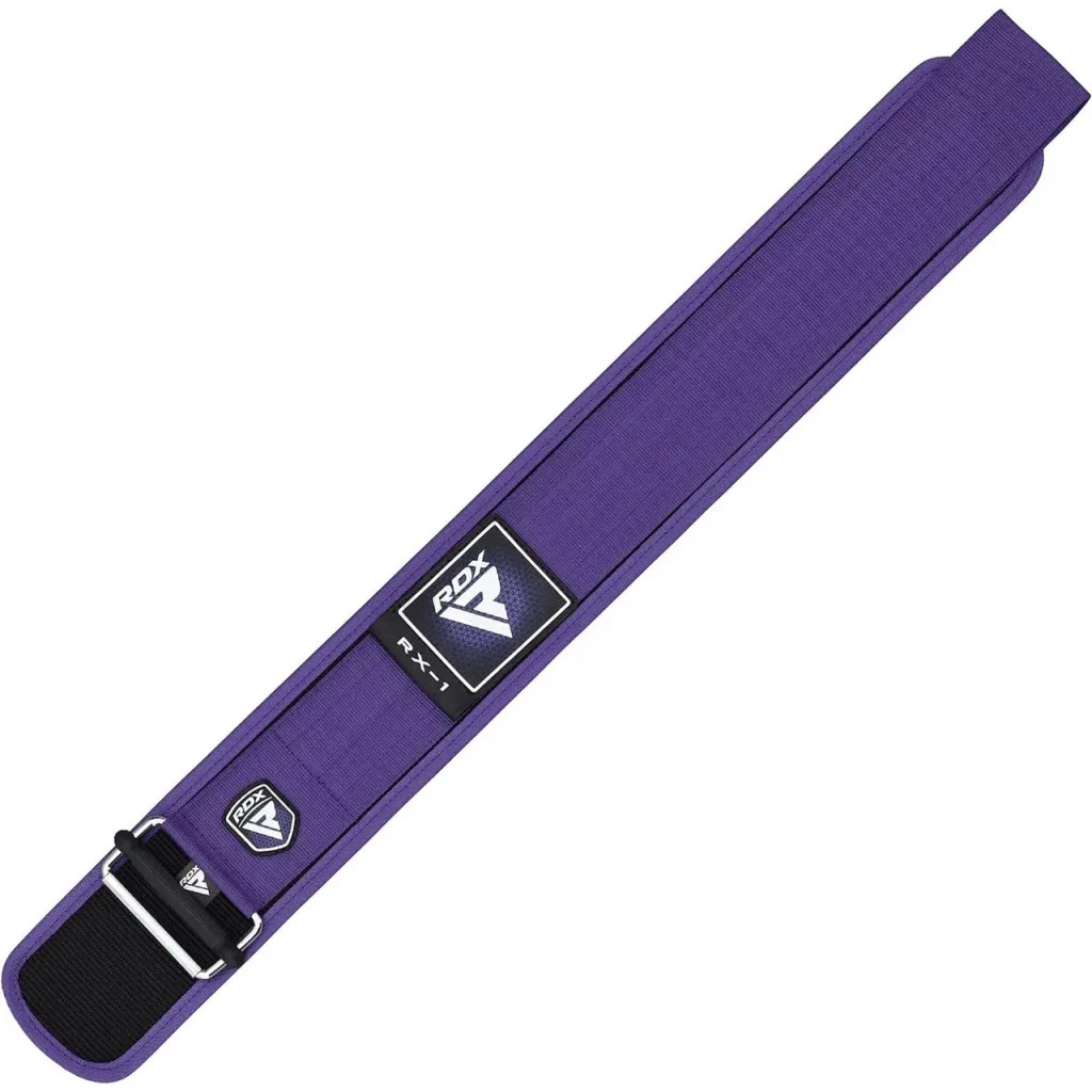 Атлетичний пояс RDX RX1 Weight Lifting Belt Purple XS (WBS-RX1PR-XS) - зображення 7