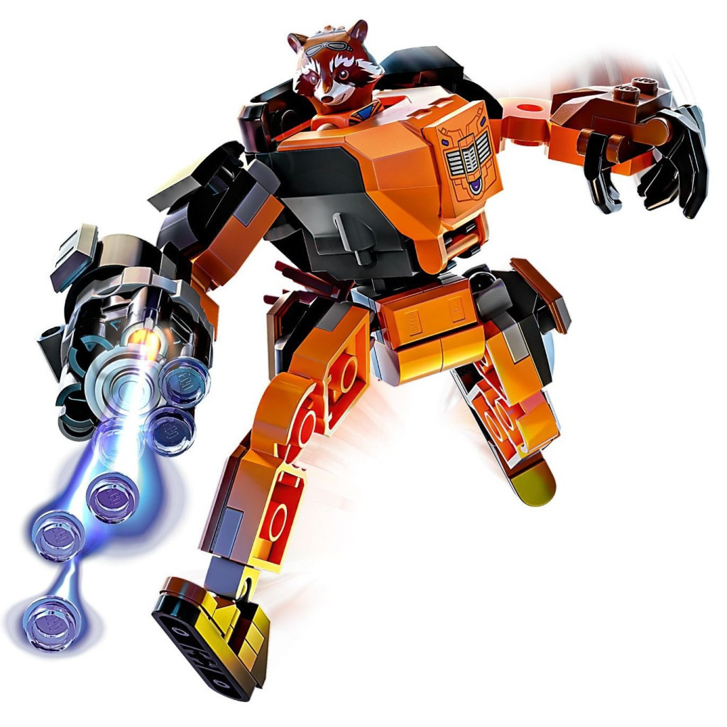 Конструктор LEGO Super Heroes Робоброня Єнота Ракети 98 деталей (76243) - зображення 4