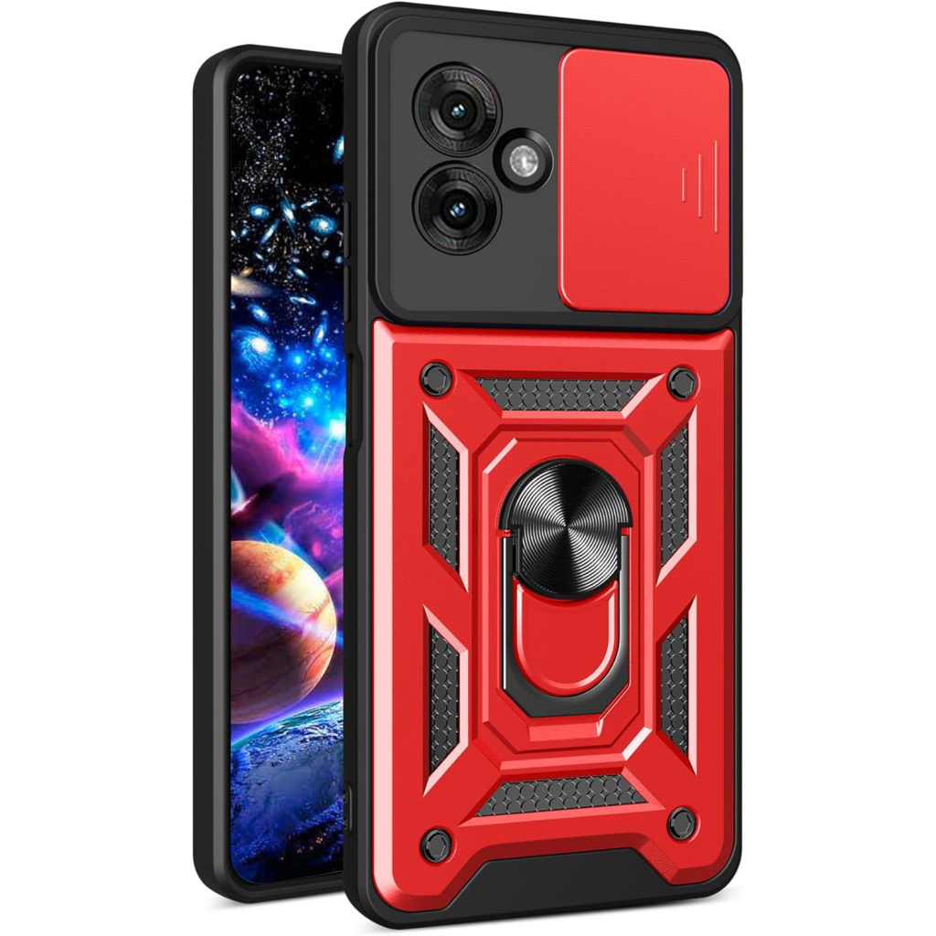 Чохол до мобільного телефона BeCover Military Motorola Moto G55 Red (713059) - зображення 7