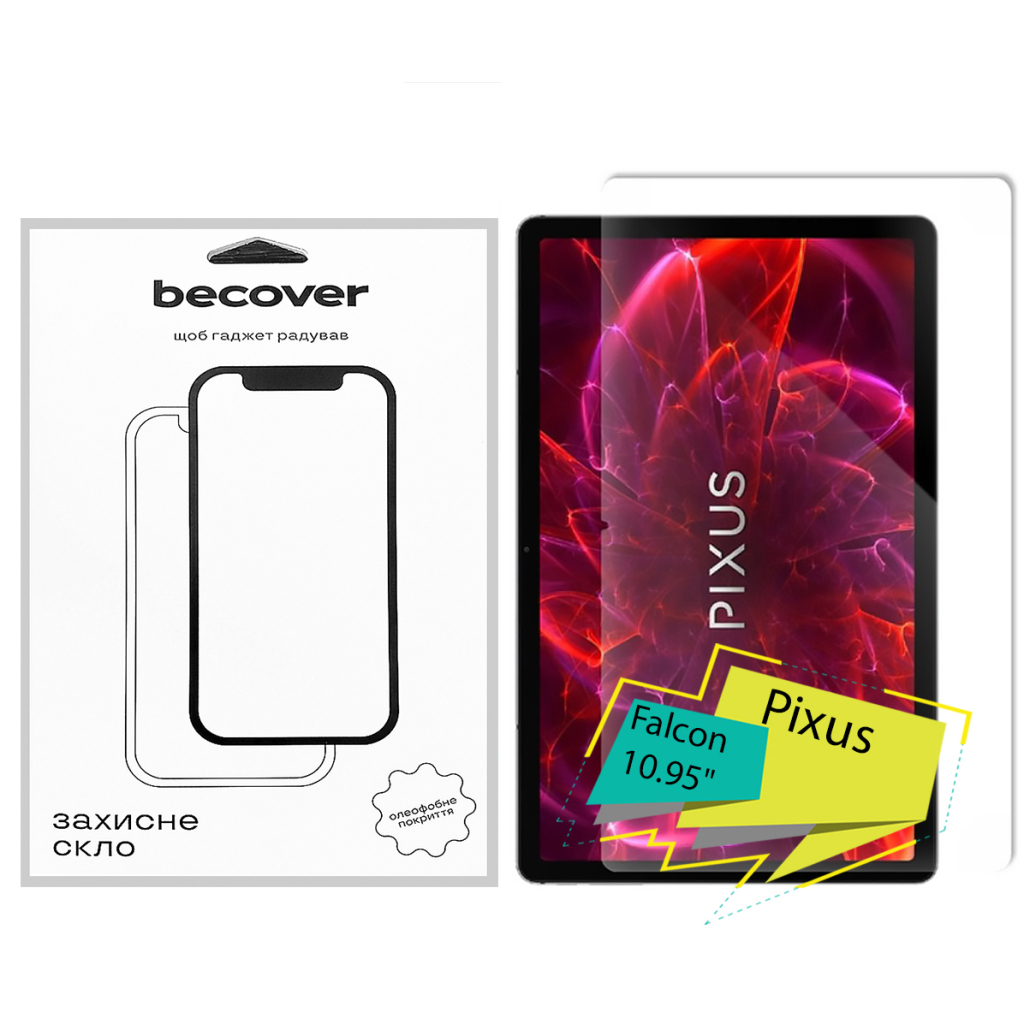 Скло захисне BeCover Pixus Falcon 10.95" (713042) - зображення 1
